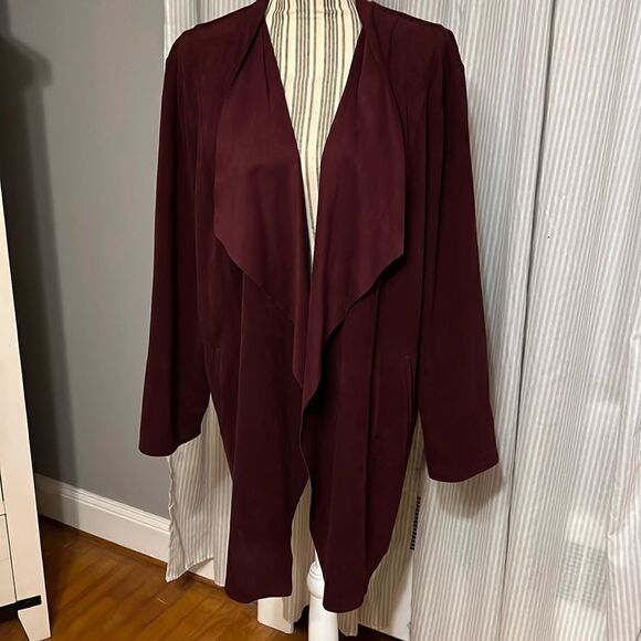 Chico’s Maroon Blazer - Picture 1 of 6